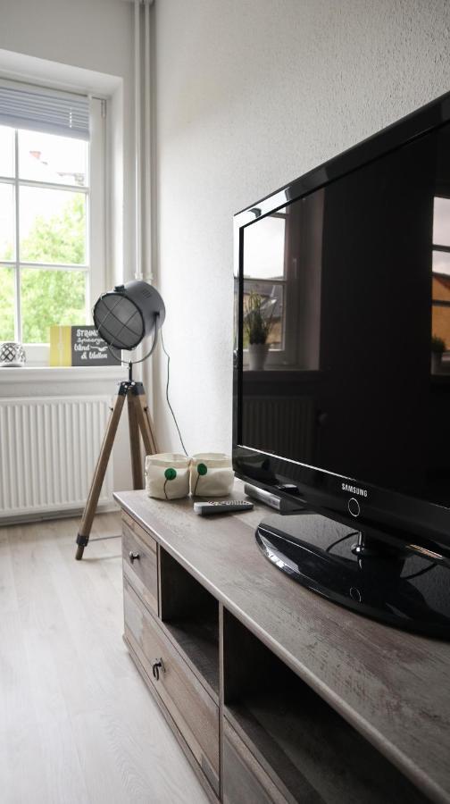 Ferienwohnung Kapitainskoje direkt am Hafen Flensburgs Exterior foto